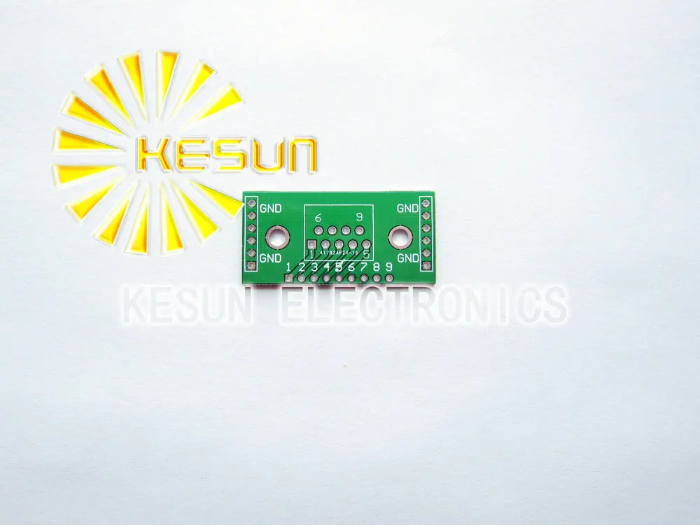 10 шт. DB9 DR9 поворотный DIP UART-RS232 IC адаптер гнездо/плата адаптера PCB
