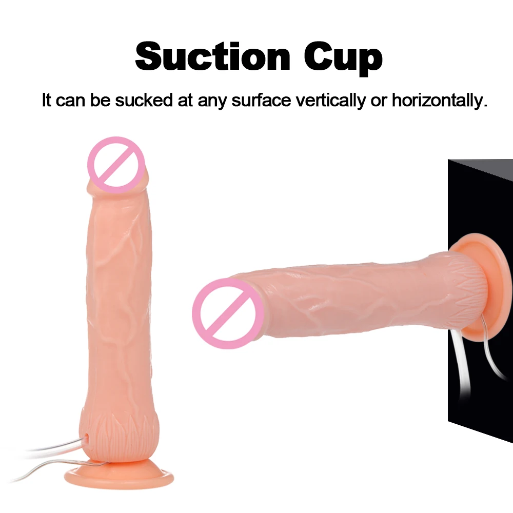 Реалистичный фаллоимитатор вибратор многоскоростная эякуляция вибрация точки G