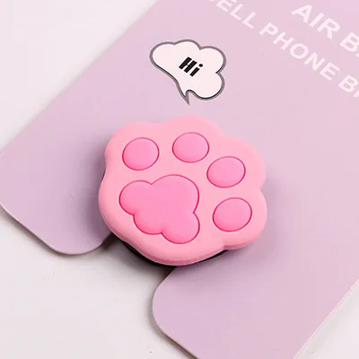 Pinkclaw2 Универсальный кронштейн-подставка для телефона, расширяющаяся подставка, растягивающийся держатель для телефона, милая мультяшная подставка для iphone 7 8 X XS MAX XR 6S - Цвет: Pinkclaw2