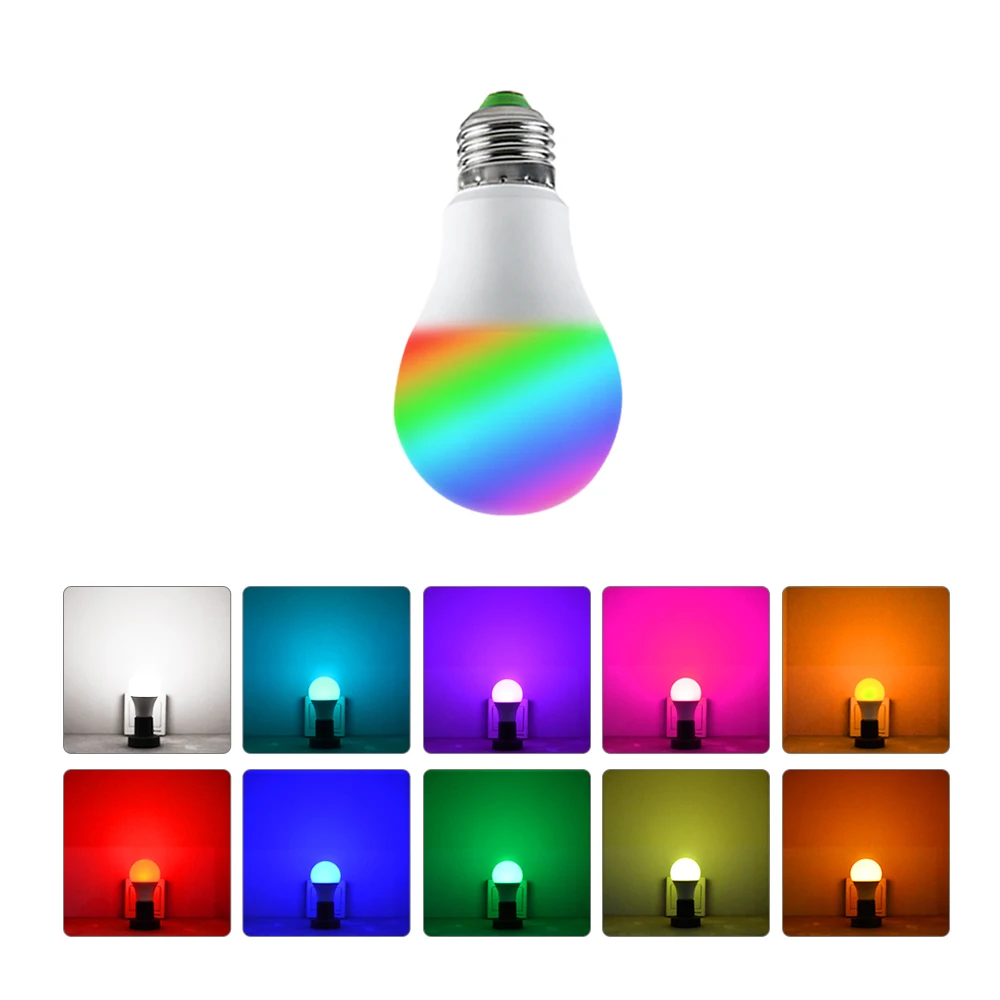 RGB светодиодный светильник E27 шар с регулируемой яркостью 5 Вт 10 15 RGBW RGBWW 85-265 в