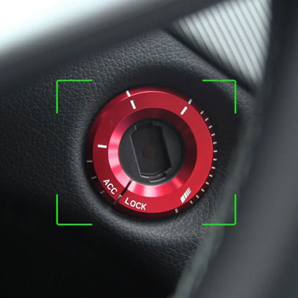 Алюминиевый Замок зажигания двигателя автомобиля блокировка переключателя