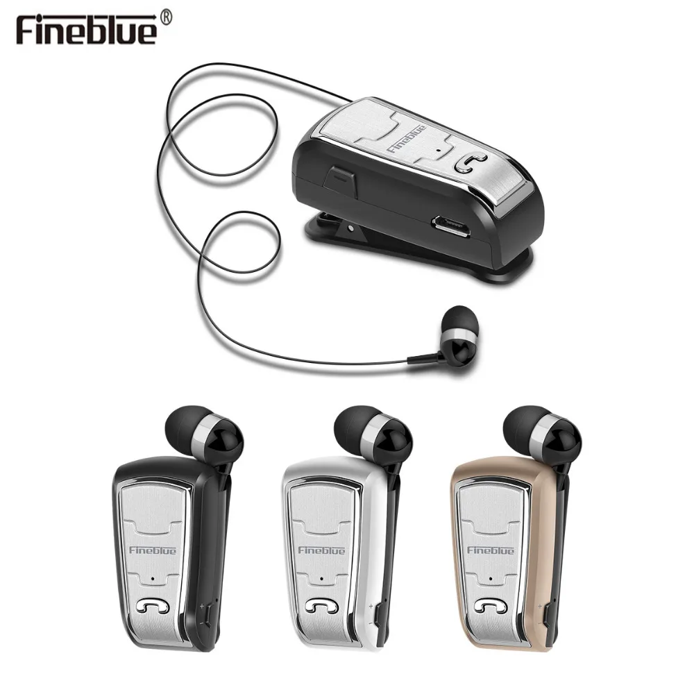 Беспроводные стереонаушники FineBlue FQ208 с Bluetooth выдвижной зажим для наушников