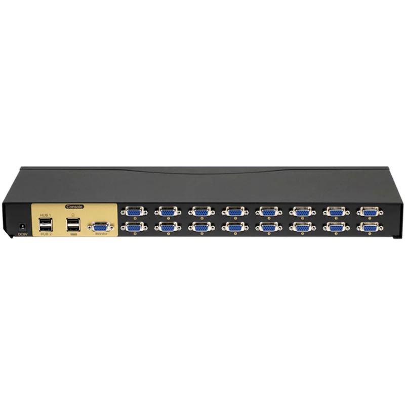 USB KVM переключатель 16 в 1 выход vga адаптер Подключение клавиатуры принтера мыши