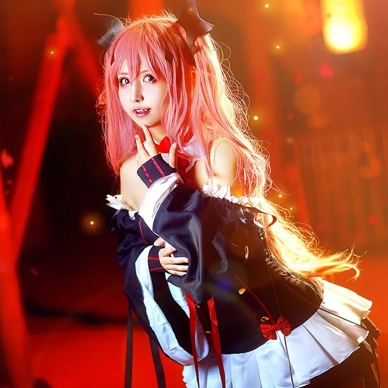 Соблазнительные костюмы Krul Tepes для женщин косплей Owari no Seraph конец третий
