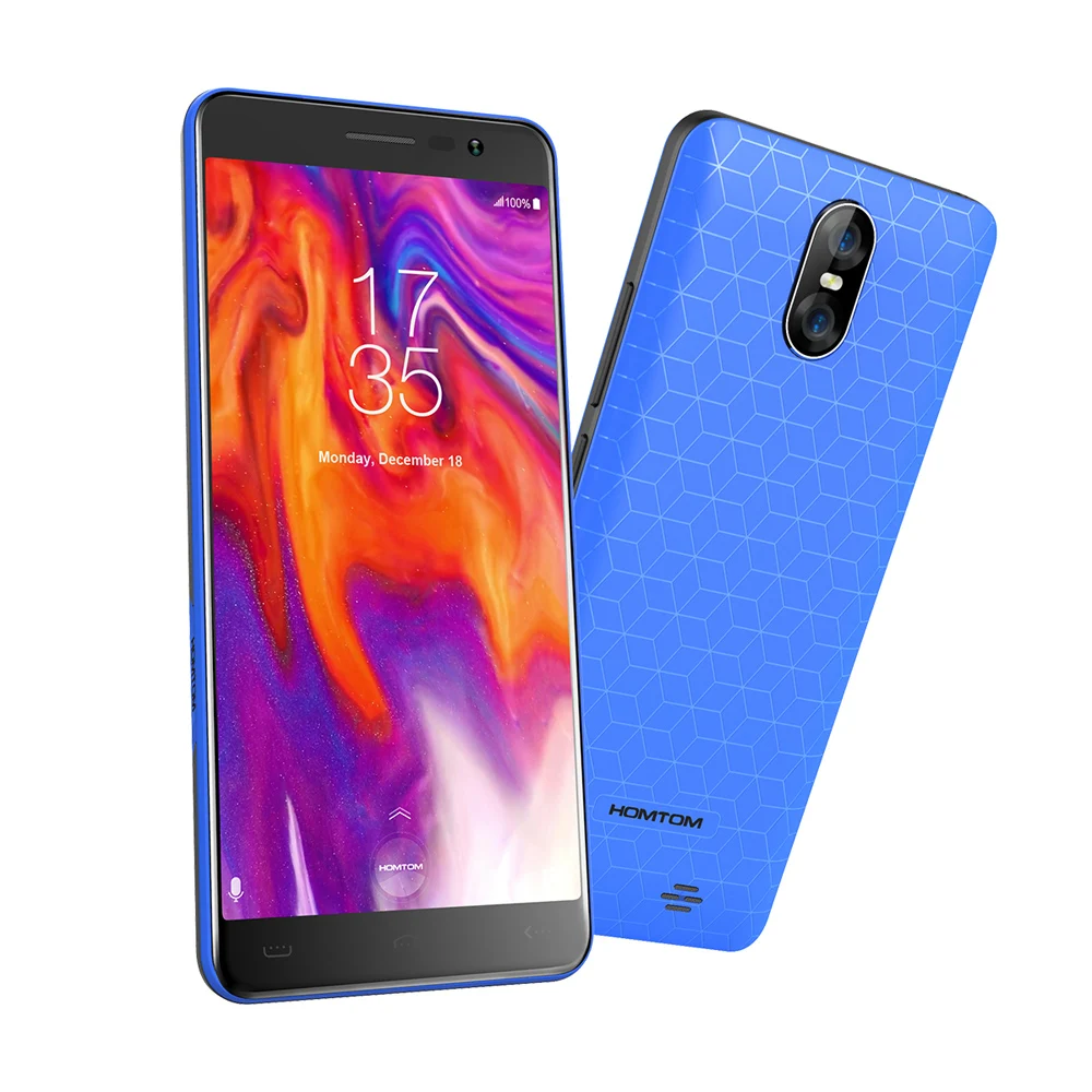Cмартфон HOMTOM S12 18:9 3G WCDMA мобильного телефона 5 дюймовый Android 6 0 1GB Оперативная память