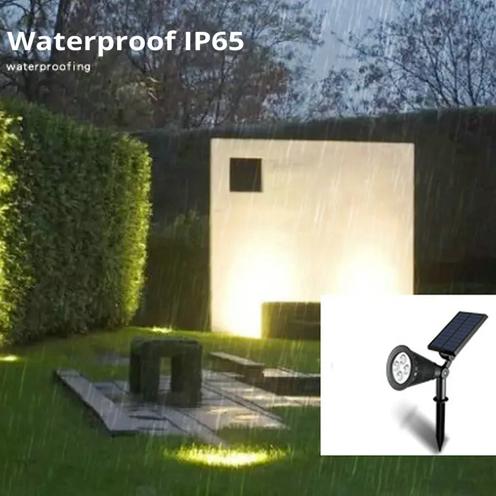 Водонепроницаемый IP65 беспроводной светодиодный светильник на солнечной батарее