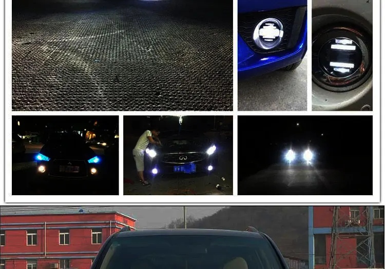 Kowell стайлинга автомобилей противотуманных фар для toyouta Camry Corolla Vios Горец RAV4 СИД DRL дневные Бег свет Автомобильные Интимные аксессуары