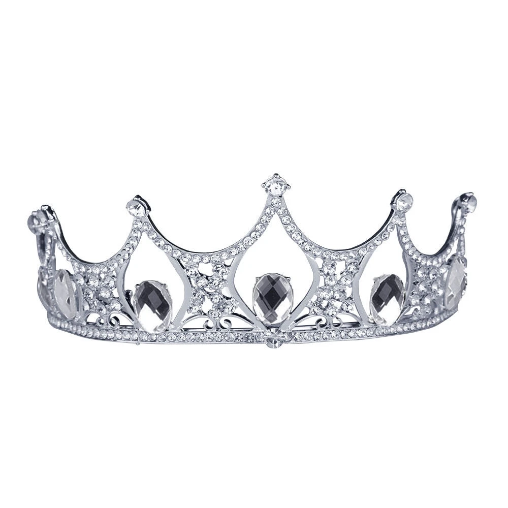 Набор свадебных украшений Queen Wave хрустальные стразы корона ожерелье серьги