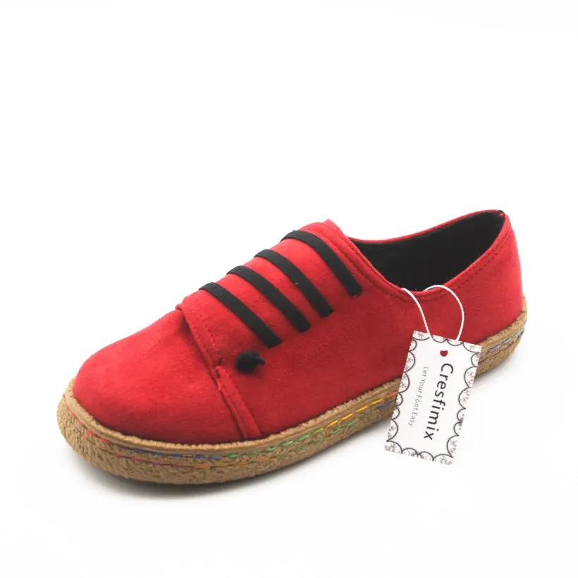 

Zapatos De Mujer Women Cute Comfortable Anti Skid Slip on Flat Shoes Lady Cool Street Shoes Female Fashion Sweet Shoes E717