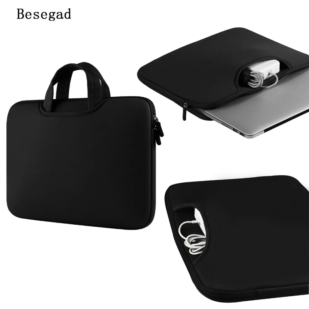 

Besegad Handbag Laptop Sleeve Pouch Case Cover Bag for Apple MacBook Mac Book Pro Air 11 12 13 13.3 15 15.4 inch Accessories