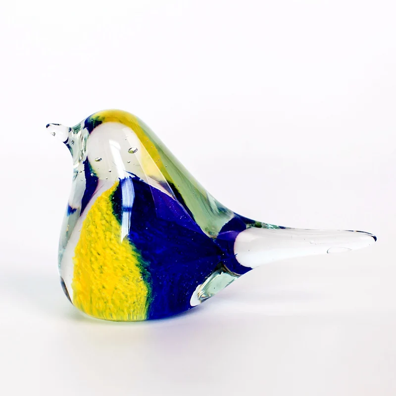 Стеклянные домашние хрустальные украшения стеклянные птицы креативный подарок