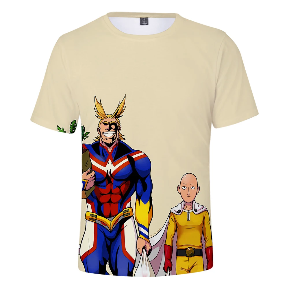 2019 3D One Punch Man Сезон 2 летние футболки с принтом для женщин и мужчин Повседневная