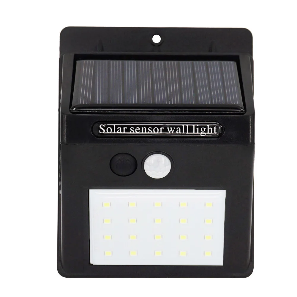 Outdoor 20LED 3 mode Solar Powered Light Bulb PIR Motion Sensor System Waterproof Garden Street Pathway Lamp Wall Lighting | Освещение
