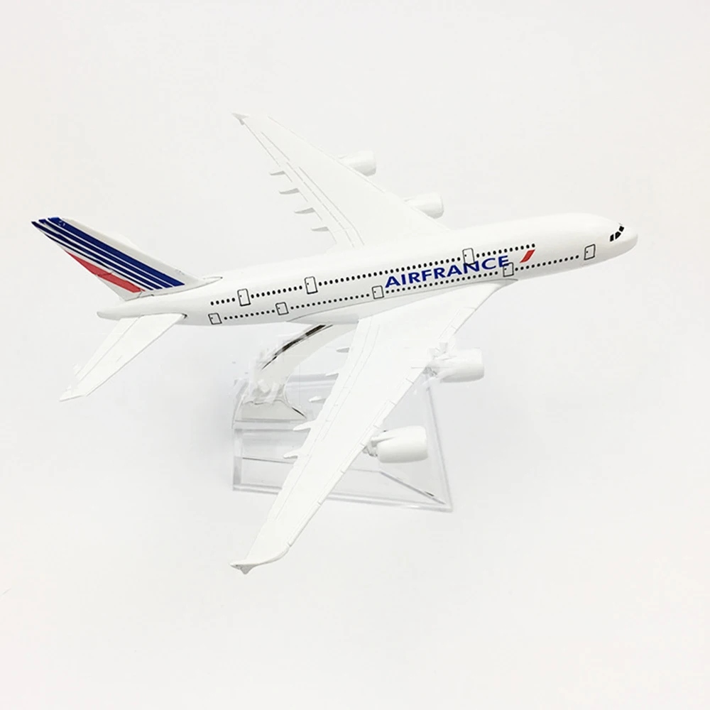 1/400 масштаб самолета Airbus A380 Air France 16 см модель из сплава игрушки для детей подарок