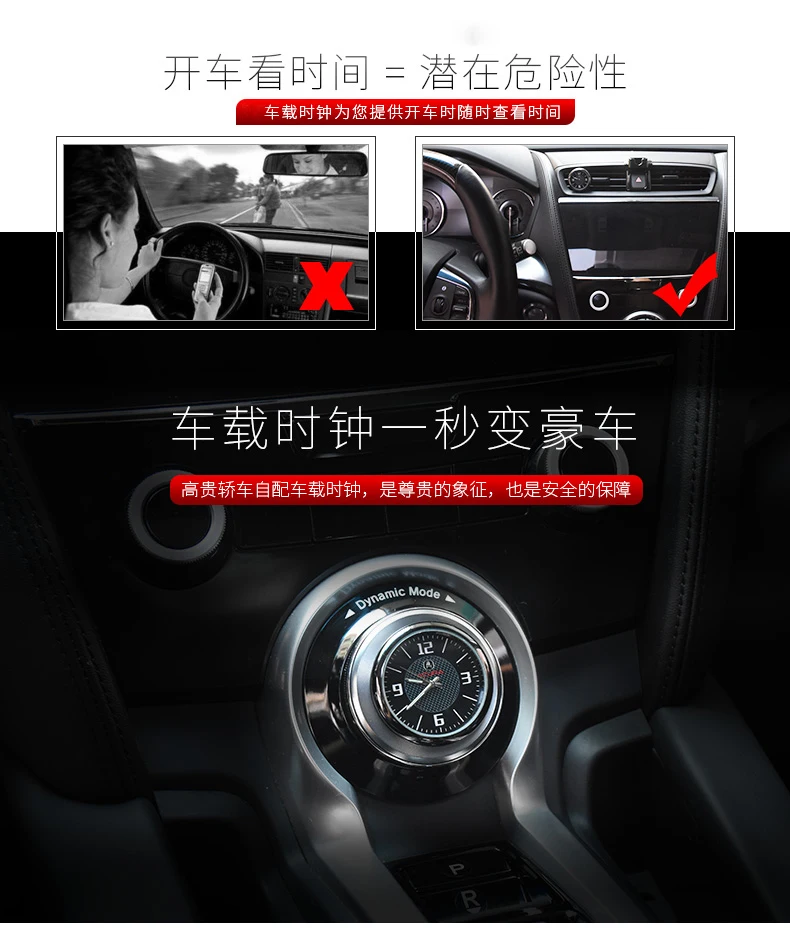 Для Acura CDX/19 RDX/TLX L/MDX украшение для автомобильных часов автомобиля