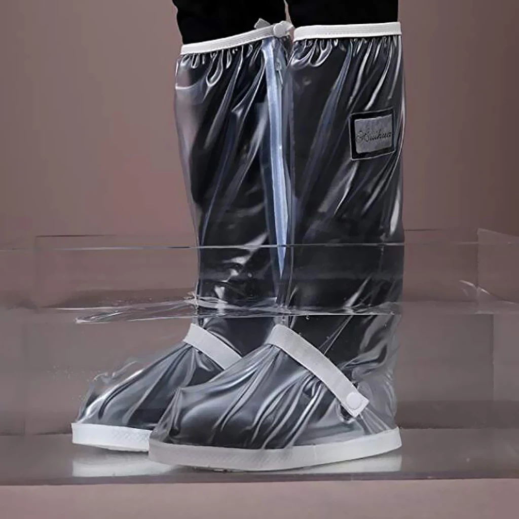 1 Pair Cycling Shoe Cover Reusable Rain Boots Waterproof Protector Overshoes