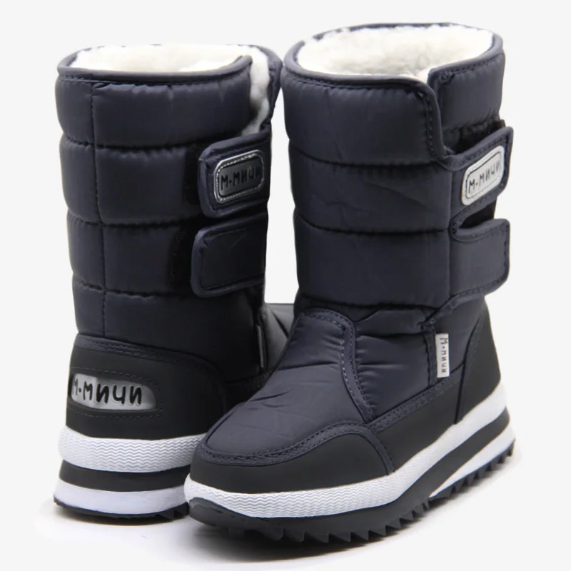 (Отправить от России) Mmnun русский известный бренд зимняя обувь для детей теплые