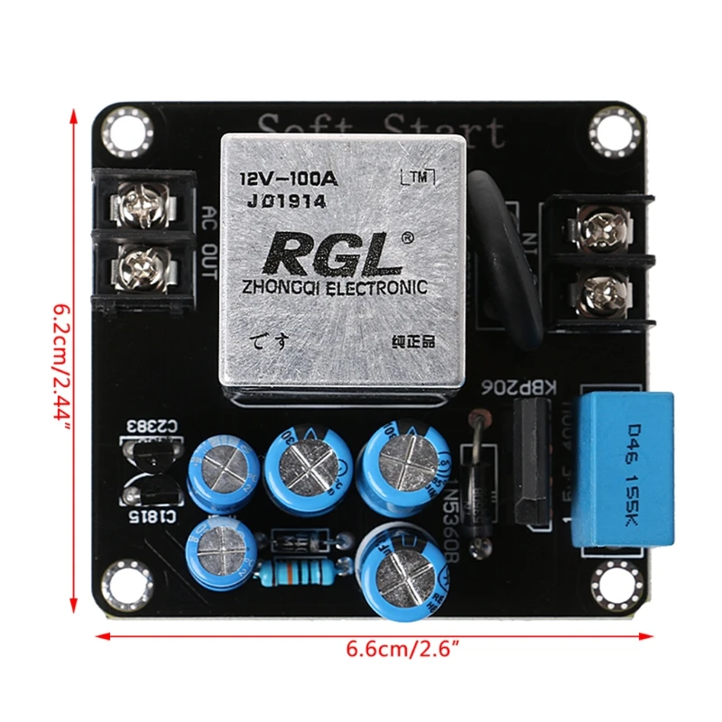 

2018 100A 4000W High-Power Soft Start Circuit Power Board for Class A Amplifier Amp W-store Oct25_B