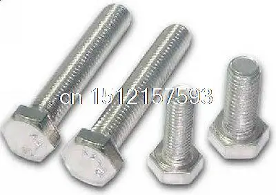 Lot50 Metric Thread M8*70mm Stainless Steel Outside Hex Screw Bolts