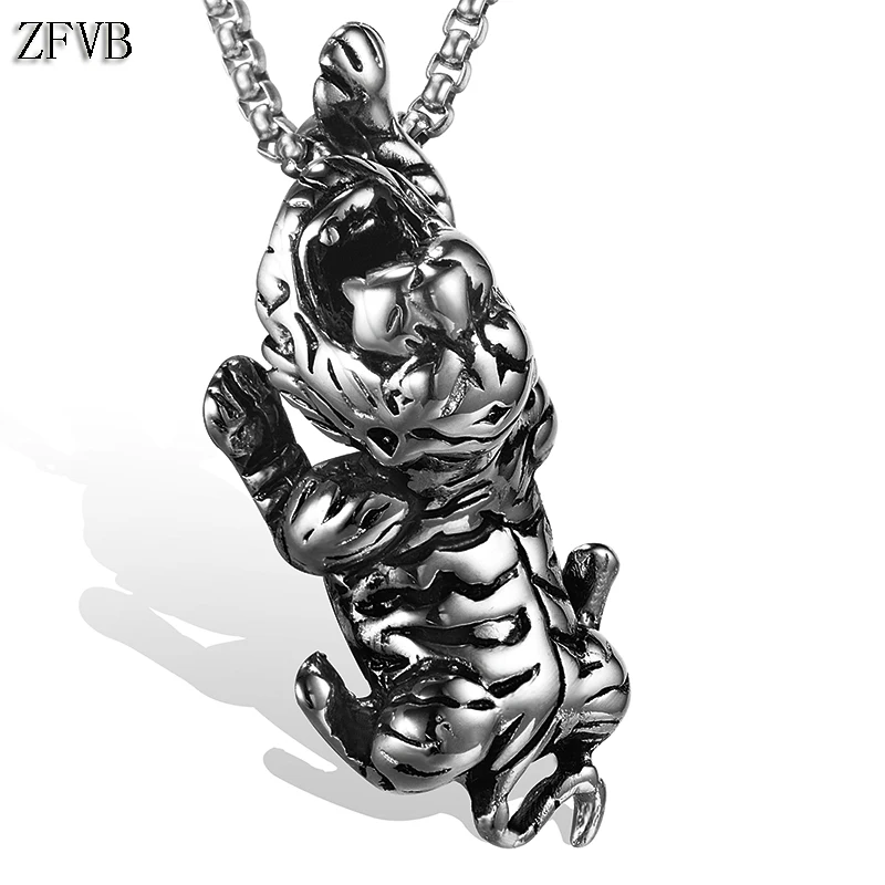 ZFVB классический Тигр Цепочки и ожерелья подвески Для мужчин Превосходное