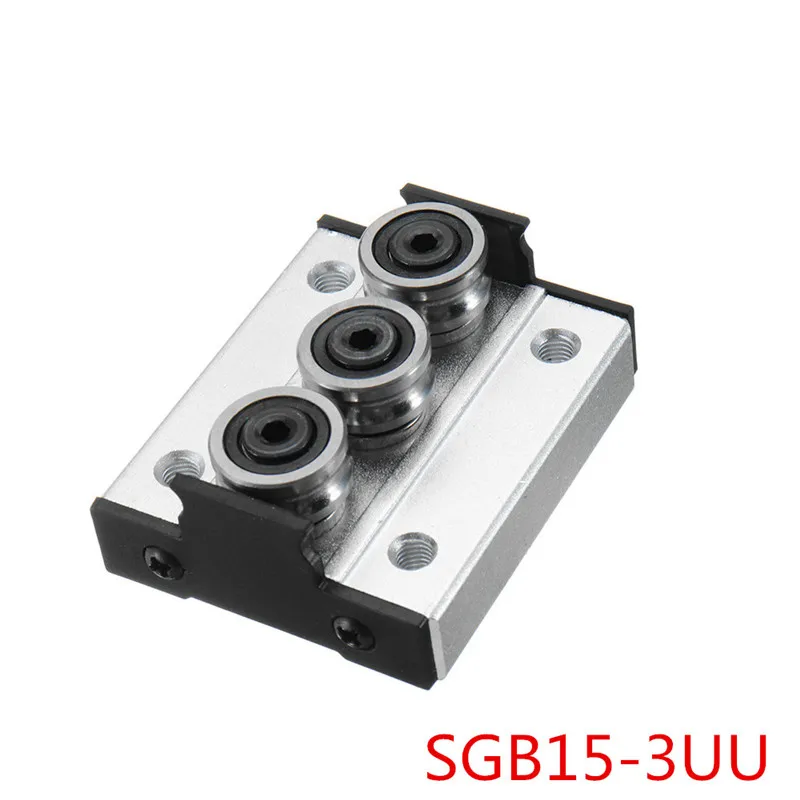 SGR15-500L с SGB15-3UU SGB15-5UU скользящий блок встроенный двойной осевой валик линейной направляющей подходит для станка с ЧПУ