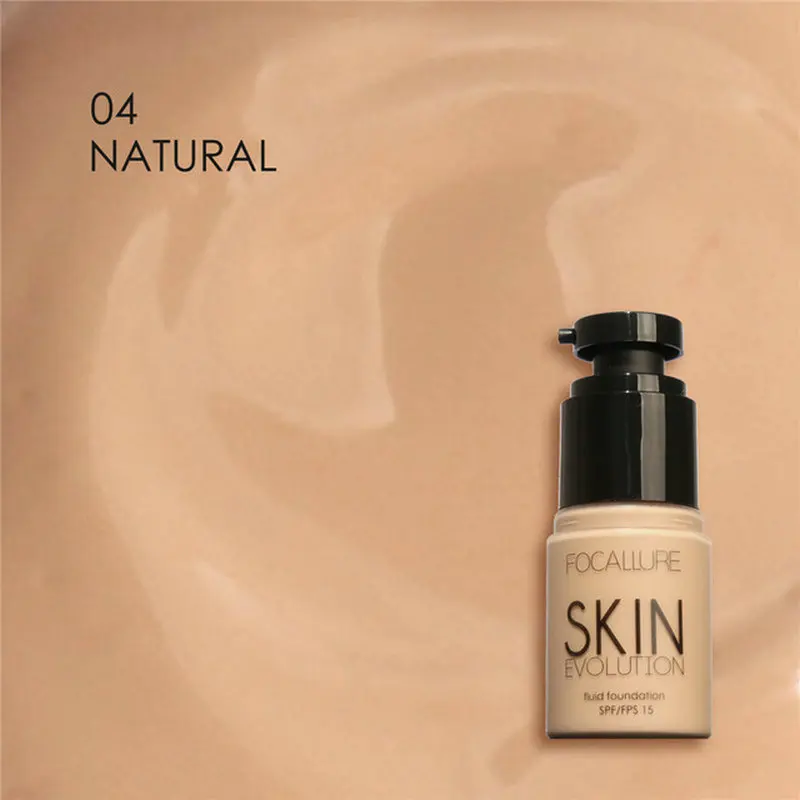 4 FOCALLURE основа для макияжа лица основа для макияжа Жидкая Основа BB Cream консилер отбеливание увлажняющее масло-контроль косметика - Цвет: 4