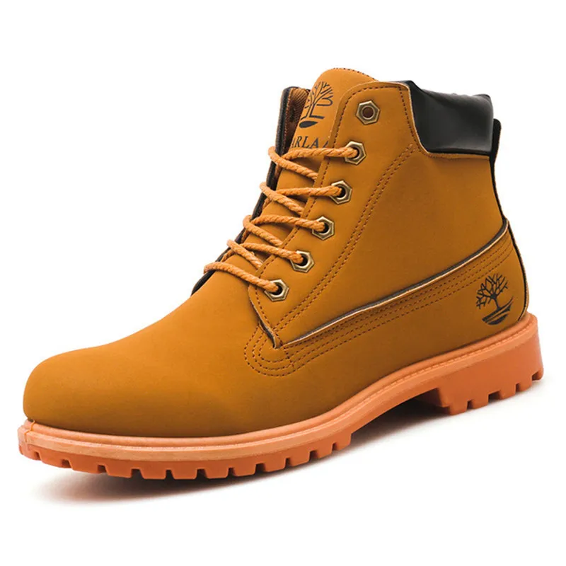 

2019 Men Boots Anti-Skidding Shoes Popular Comfy Spring Autumn Men Shoes Plush Outsole 2019 Hot Men Casual Shoes Men sneakers
