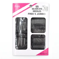 40pcspacket stainless steel sewing needles sewing pins set home diy crafts household sewing accessories