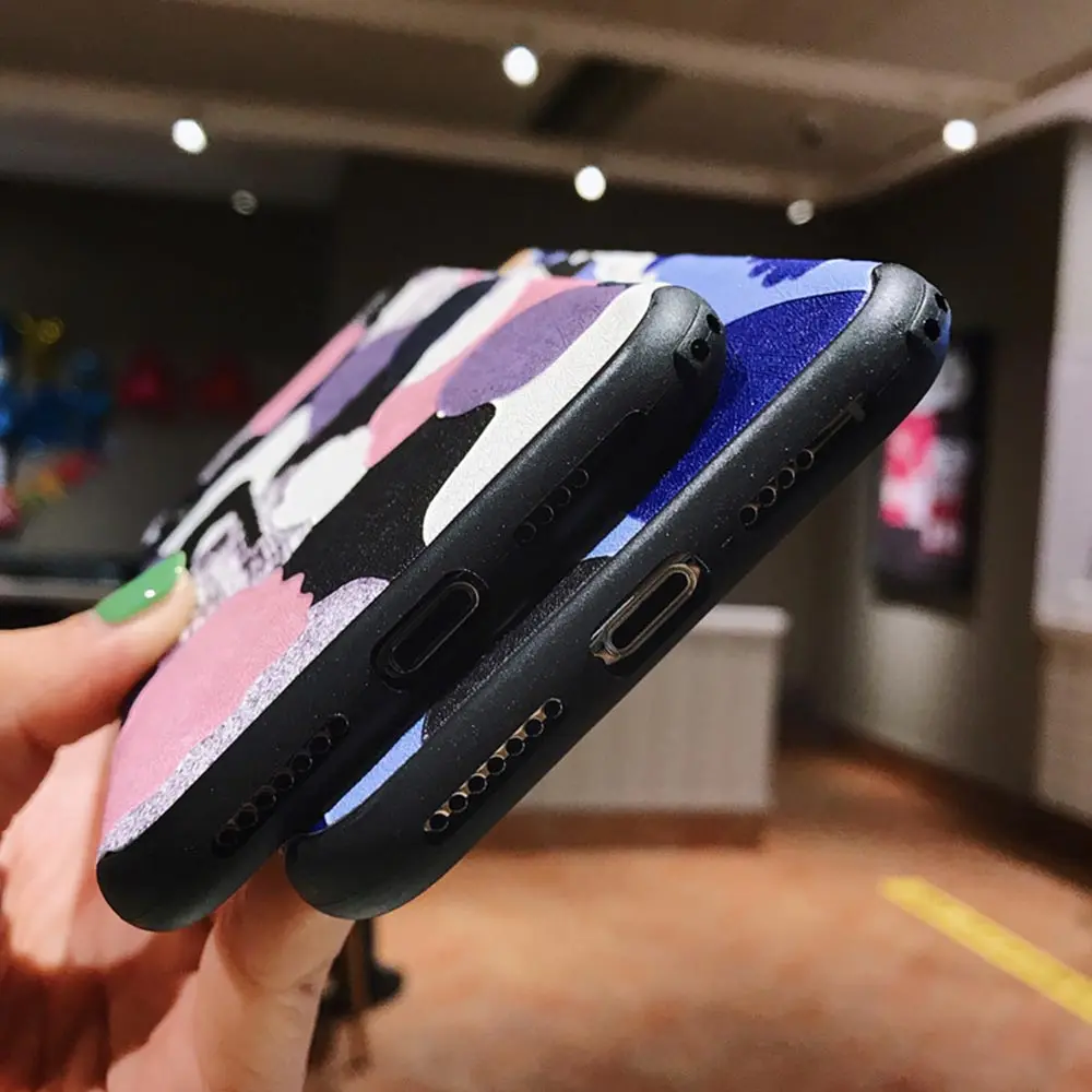 KISSCASE модный ТПУ чехол для телефона iPhone 7 Plus 8 X XR XS MAX Шелковый узор мягкие чехлы 6 6S