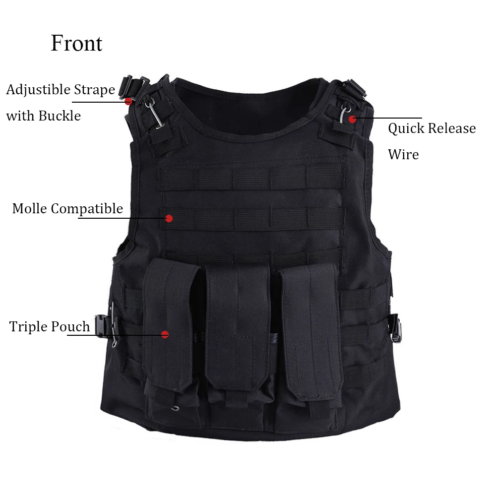 Тактический жилет с мешочком для журналов набор аксессуаров военный Молл Боевая