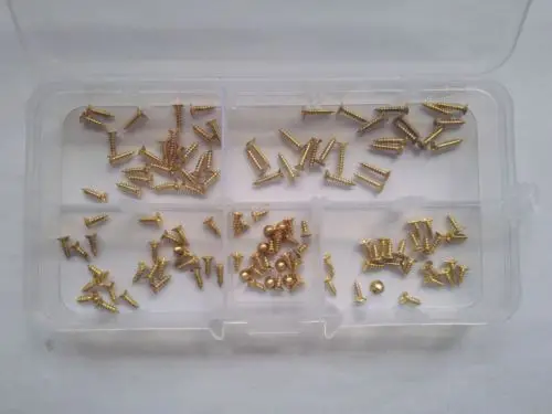 100 шт. M2 медные поперечные винты с потайной головкой болты плоской ассортимент