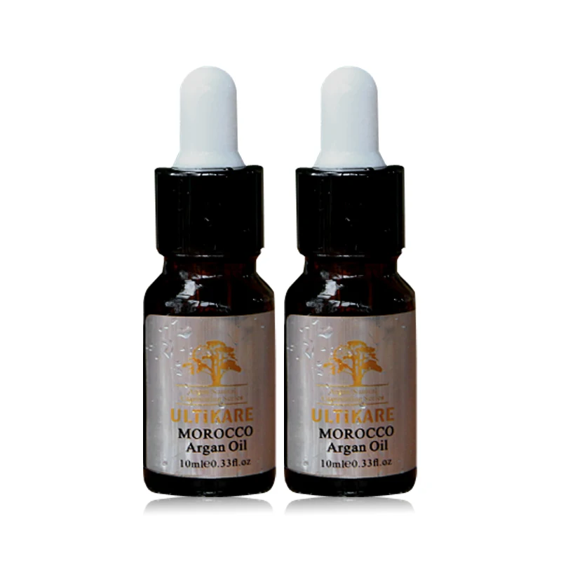 Маленький 2 шт * 10 мл марокканское аргановое масло для ухода за волосами глубокого
