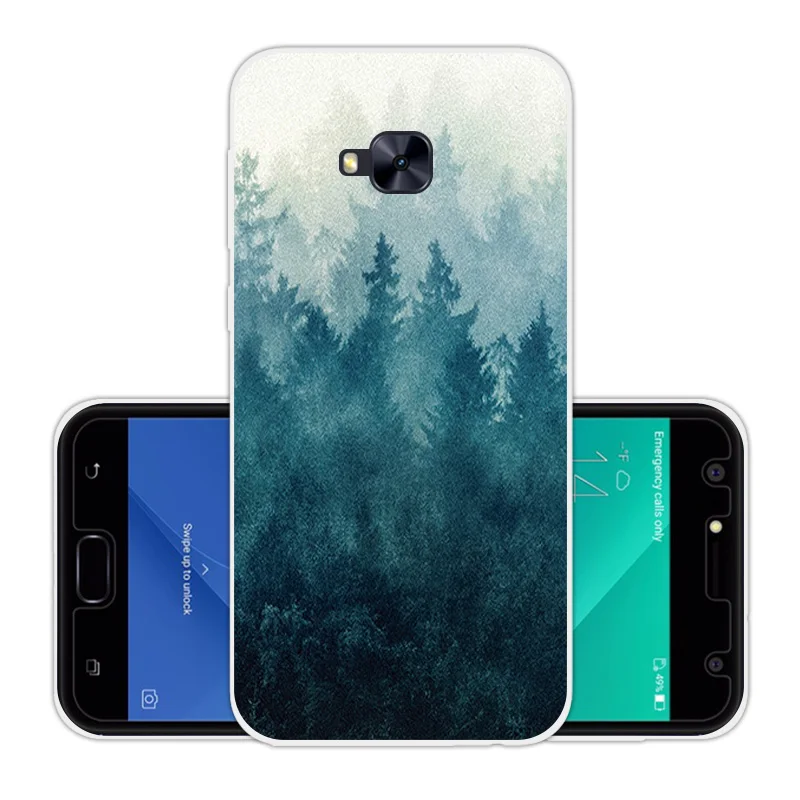 Для Asus Zenfone 4 Selfie ZD553KL Силиконовые ТПУ чехлы для телефонов DIY роскошные прозрачный