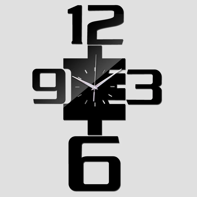 Кварцевые современные акриловые 3d зеркальные иглы для гостиной новинка 2017