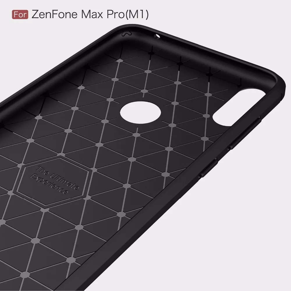 For Asus Zenfone Max Pro M1 ZB602KL ZB601 Case Ultra Thin Carbon Fiber Soft TPU Silicone Phone Cover |