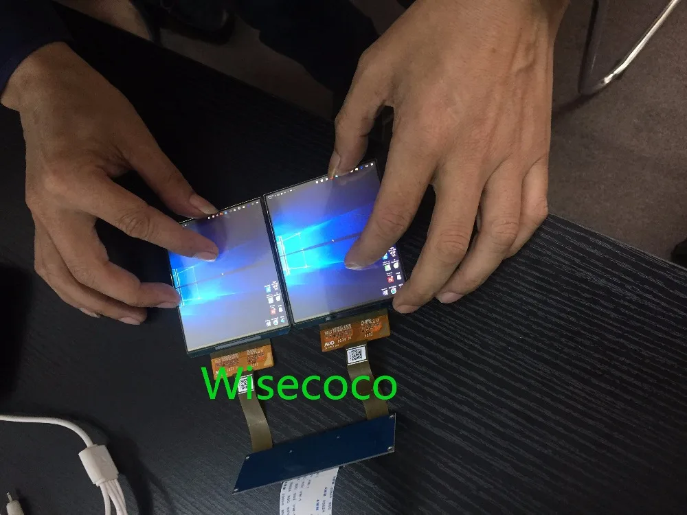 

Dual 1080p 3.81 inch oled screen with no dizzy feeling 90HZ fresh rate for DIY VR