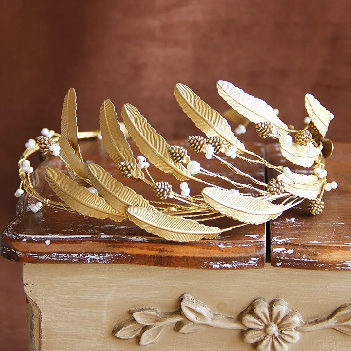 TUANMING 2016 лучшие свадебные аксессуары в форме растений богемная цепочка для волос