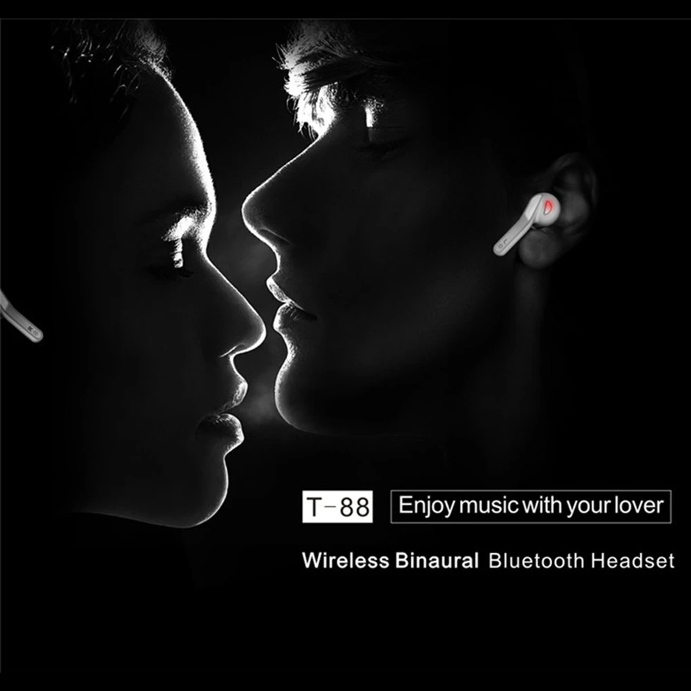 Bluetooth 5 0 настоящая беспроводная гарнитура TWS музыкальные наушники мини