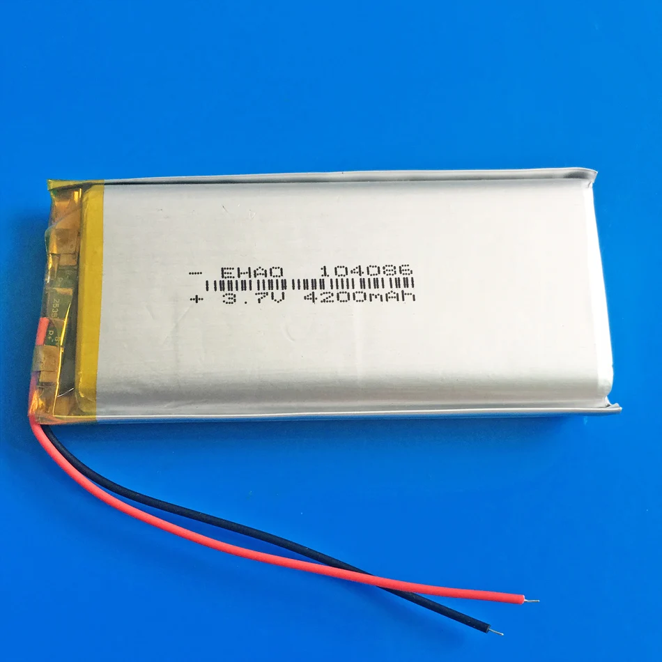 Литий-полимерная аккумуляторная батарея 3 7 в 4200 мАч для GPS DVD PDA PAD power bank