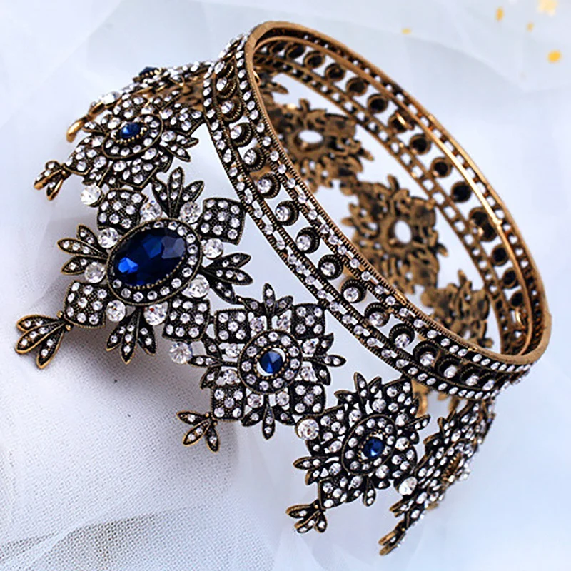 Корона королевы барокко для женщин-маленькая круглая корона торжеств фотографий