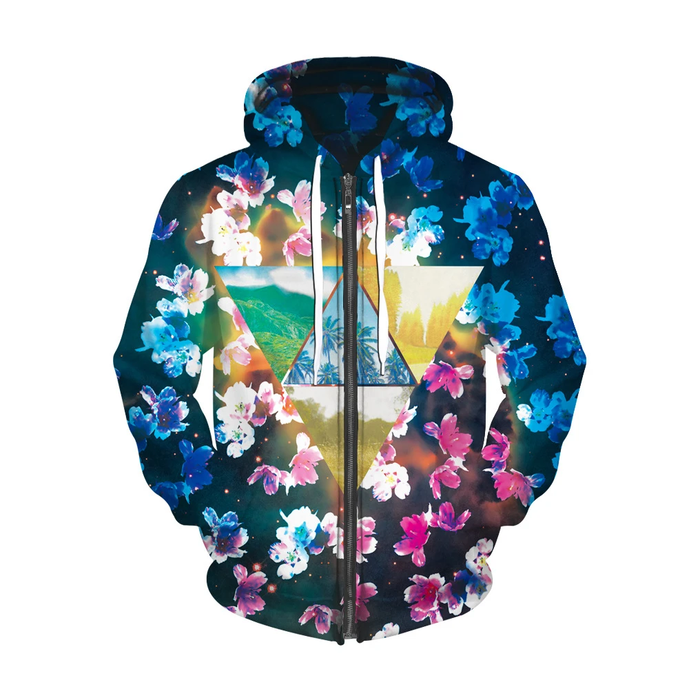 Модное популярное стильное индивидуальное спортивное пальто с 3D принтом в