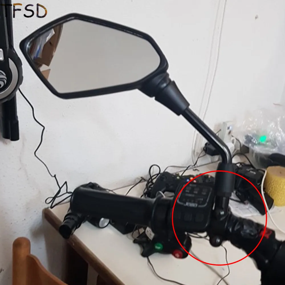 Универсальный moto rcycle аксессуары 7/8 &quotруль зеркало заднего вида адаптер 8 мм/10 мм