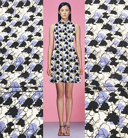 Темперамент широкий 100% шелк креп де ткань тутового шелка текстура платье шарфы |