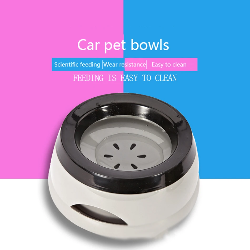 Собачья Миска Для кормушки автомобиля путешествие домашнее животное поилка