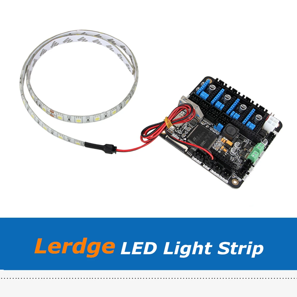 2 шт. материнская плата Lerdge 3D принтеры аксессуар 12V 24V 60 см светильник Светодиодные