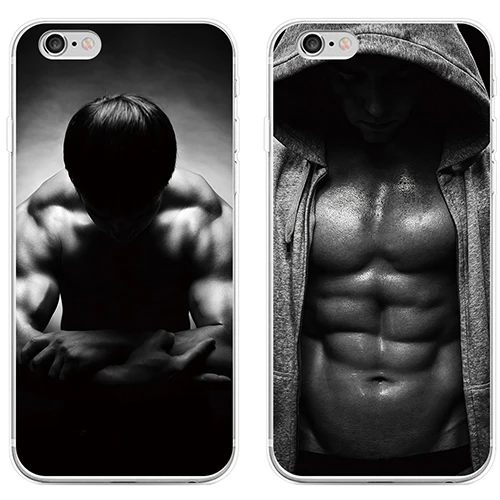 Muscle Vest Line Gym Theme Protective Phone Case for iPhone | Мобильные телефоны и аксессуары