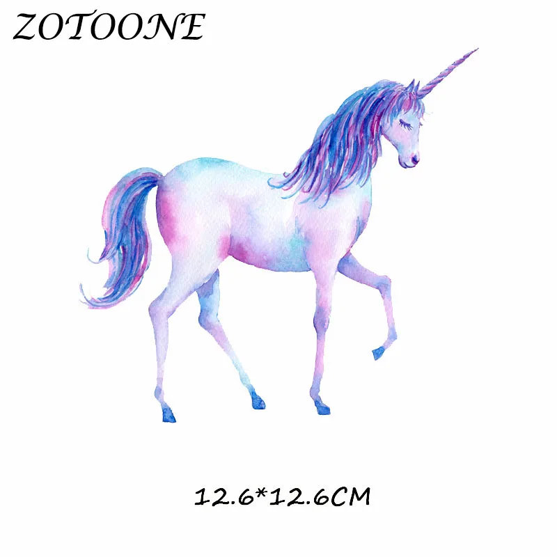 ZOTOONE фантазия нашивка единорога для от одного года до четырех лет глажки рубашек