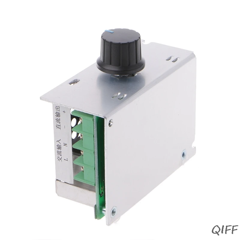 AC Вход 220V DC Выход 10-210V ШИМ 220V DC щеточный регулятор скорости двигателя Mar28