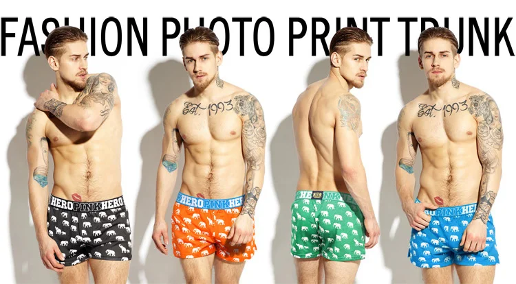 Розовое Мужское нижнее белье,, дешево, новинка, Mr Fashion, мужские боксеры шорты, сексуальное мужское нижнее белье, хлопок