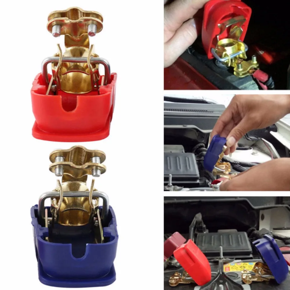 2 шт. Quick Release автомобильный аккумулятор клеммный разъем зажим прыжок свинцовый